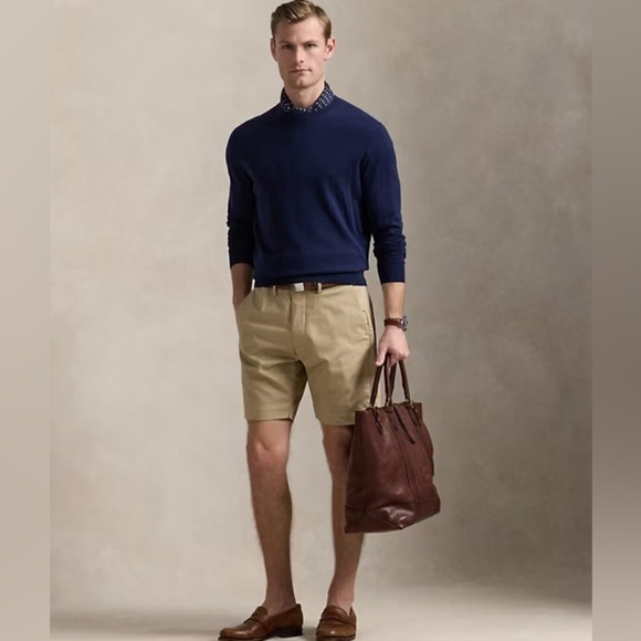 Polo Ralph Lauren Classic Fit Khaki Shorts - Picture 1 of 9
